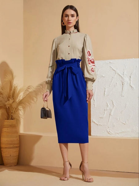 Bastian Skirt Blue she