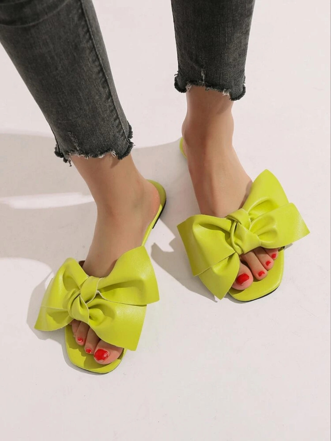 Karla Slide Yellow Shoe