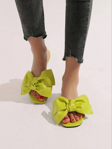 Karla Slide Yellow Shoe