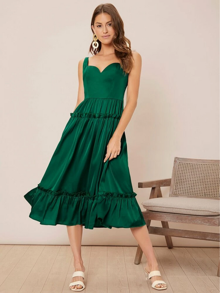 Paulina Dress Green She