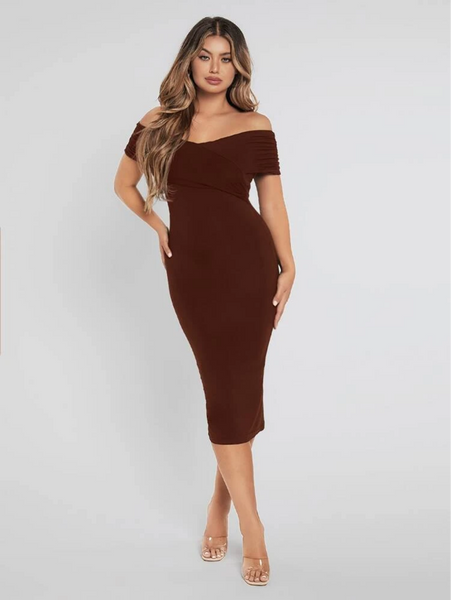 Rodri Dress Burgundy She