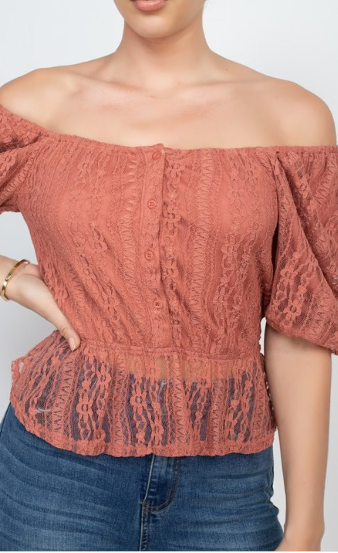 Shayla Top Dark Mauve