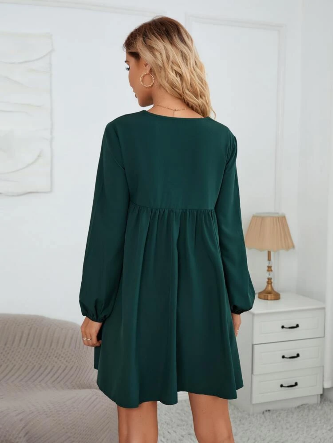 Pedro Shirt Dress Green She