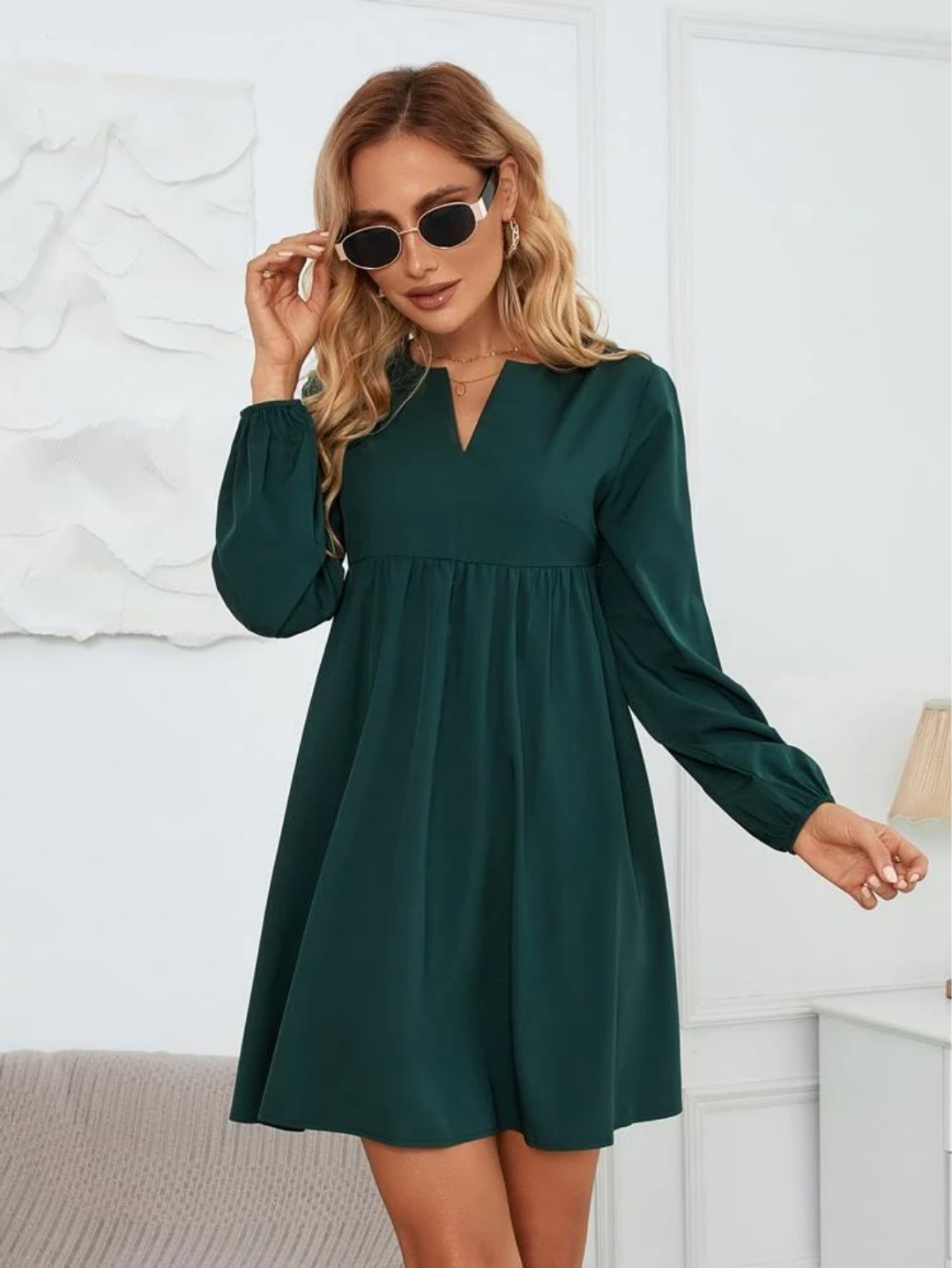 Pedro Shirt Dress Green She