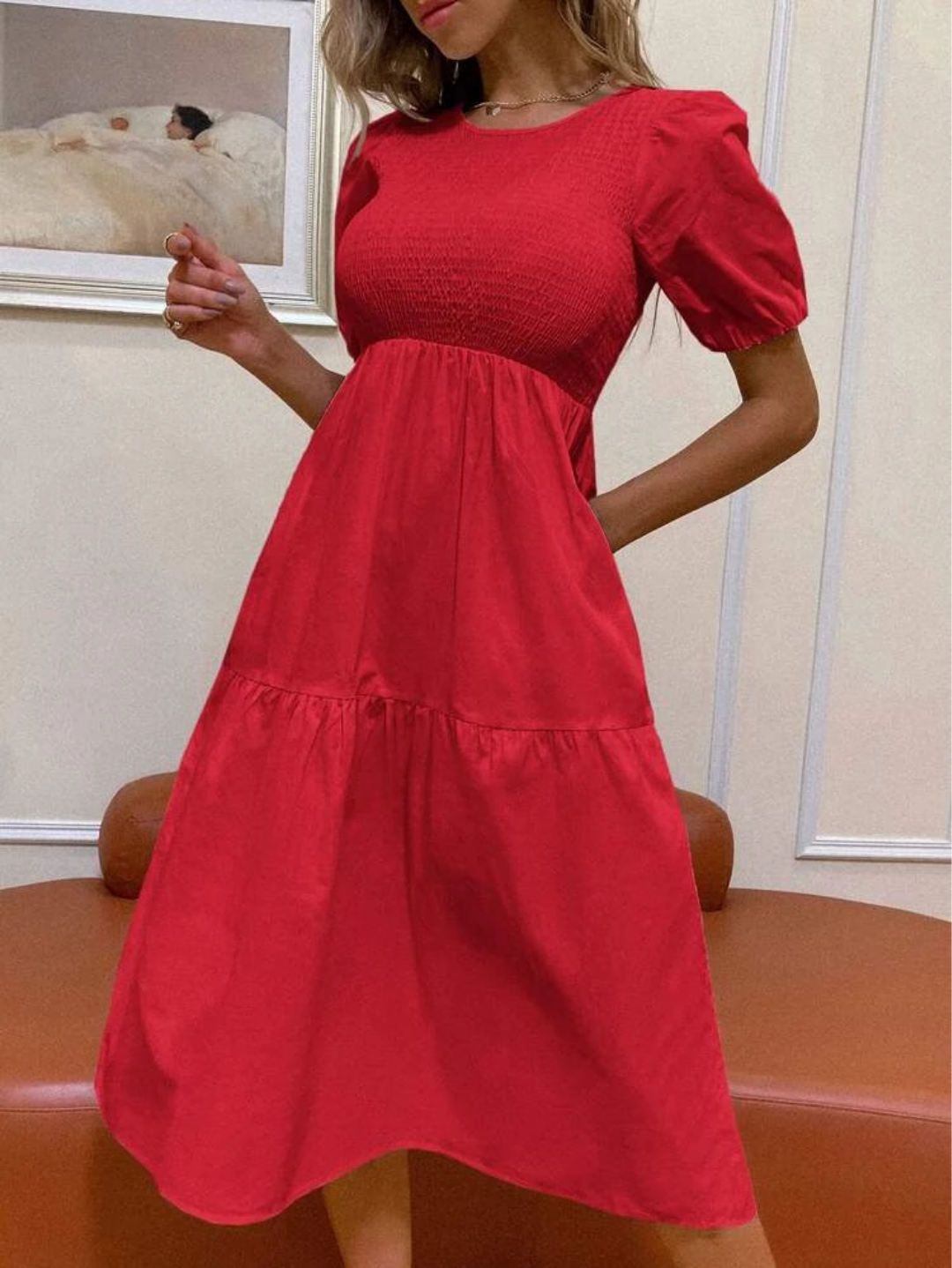 Lucia Dress Red She