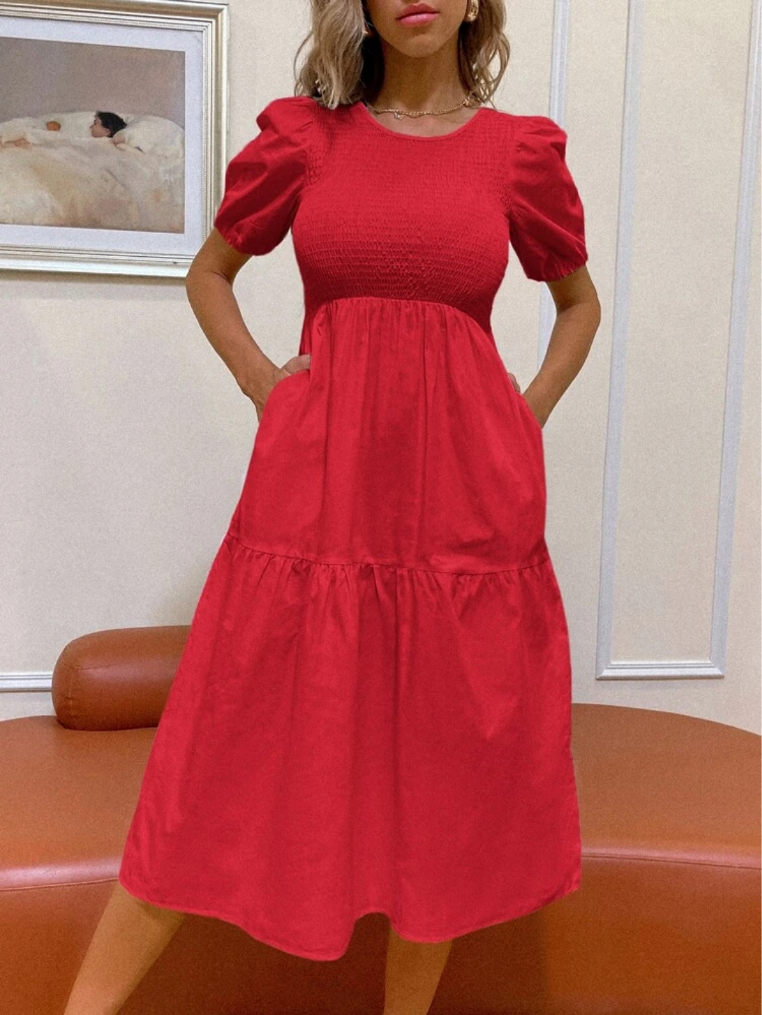 Lucia Dress Red She