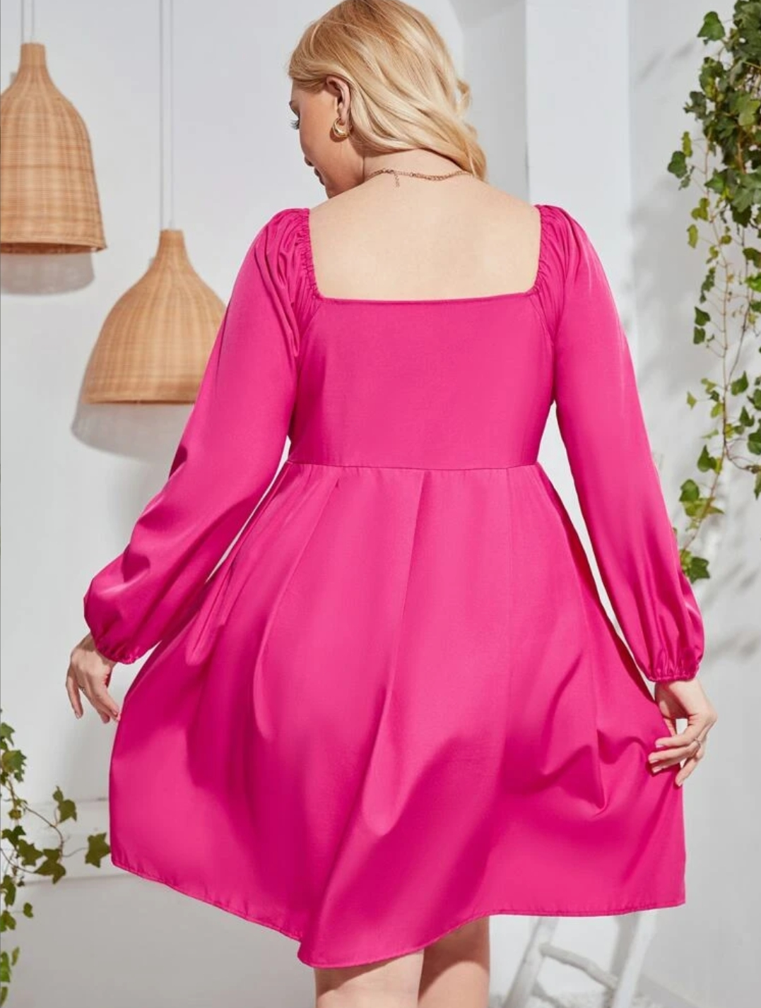 Emerson Plus Dress Pink