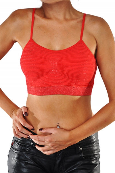 Giselle Bralette Top Red