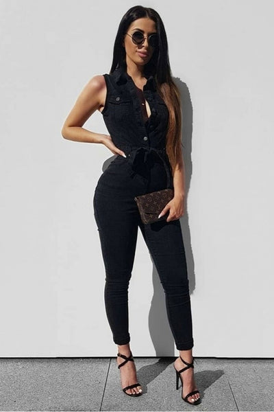 Apolonia Jumpsuit Black Par