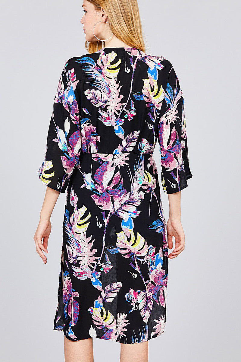 Michelle Kimono Black