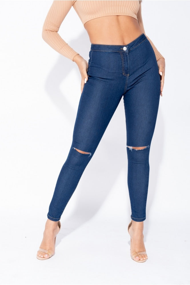 Jagoda Jeans Mid Blue Par