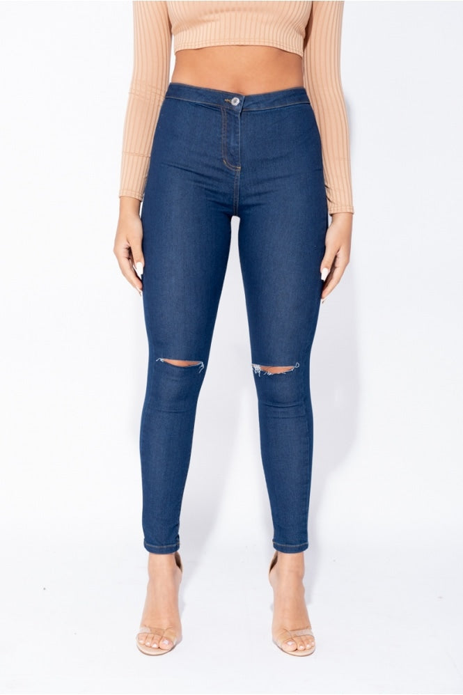 Jagoda Jeans Mid Blue Par