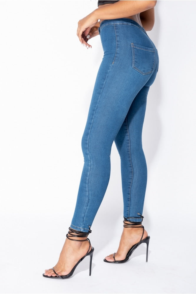 Roksana Pari Jeans Mid Blue Par