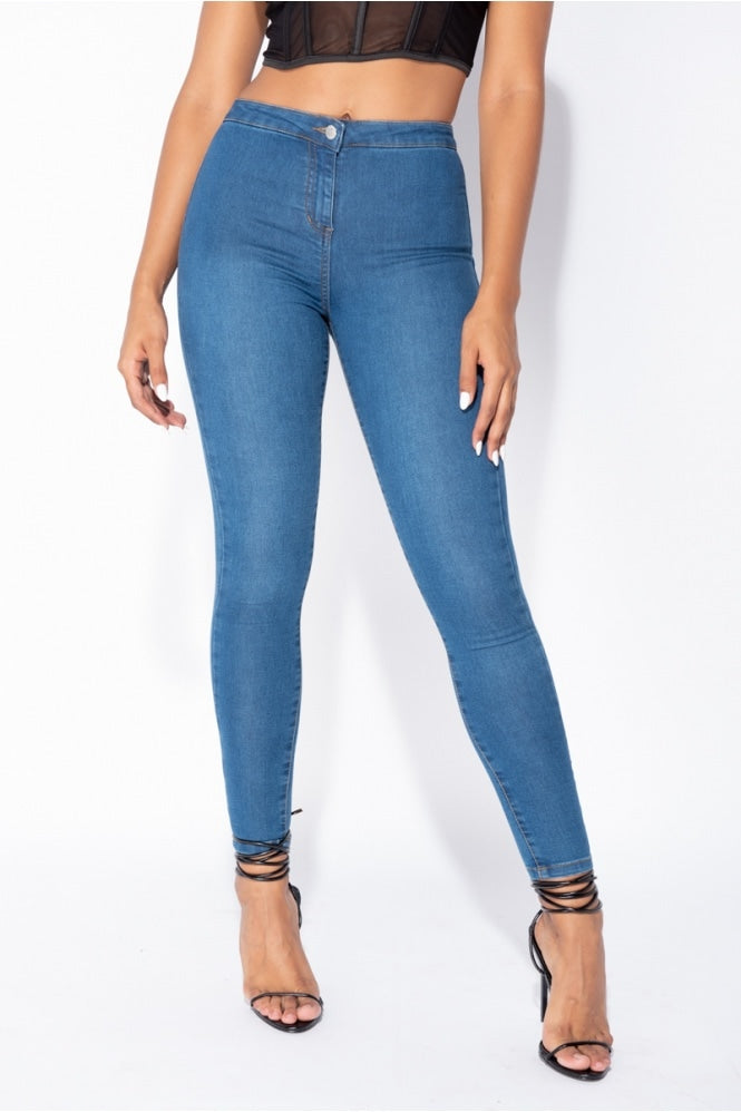 Roksana Pari Jeans Mid Blue Par