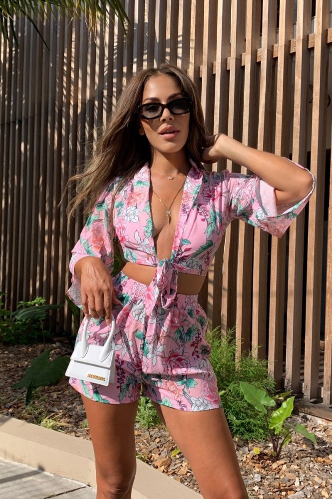Nada Pari Set Pink