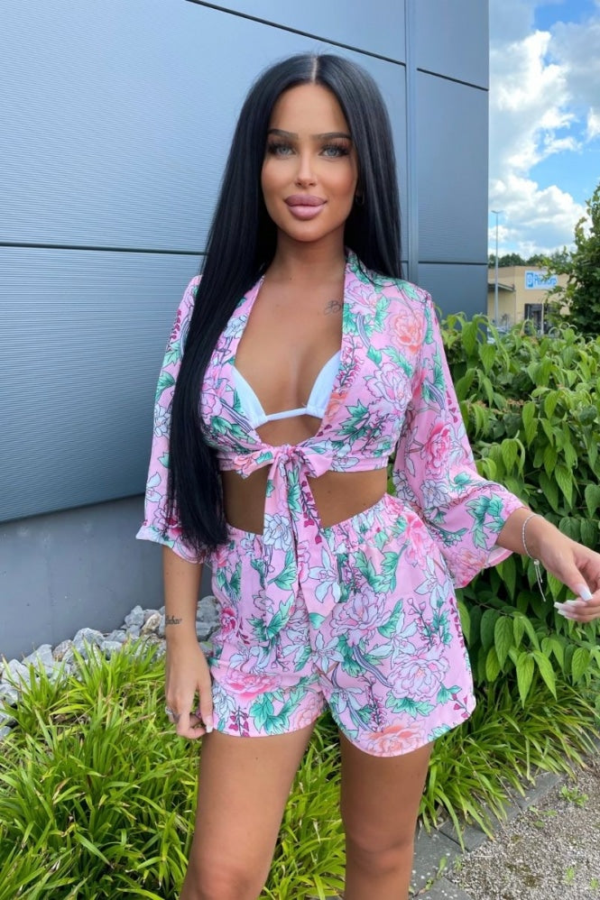 Nada Pari Set Pink