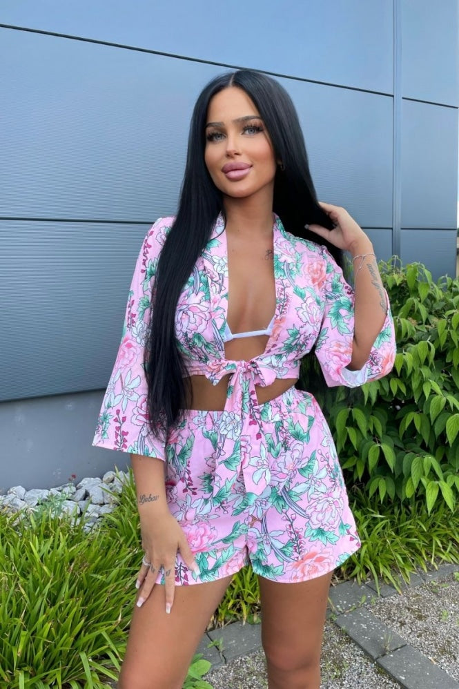 Nada Pari Set Pink