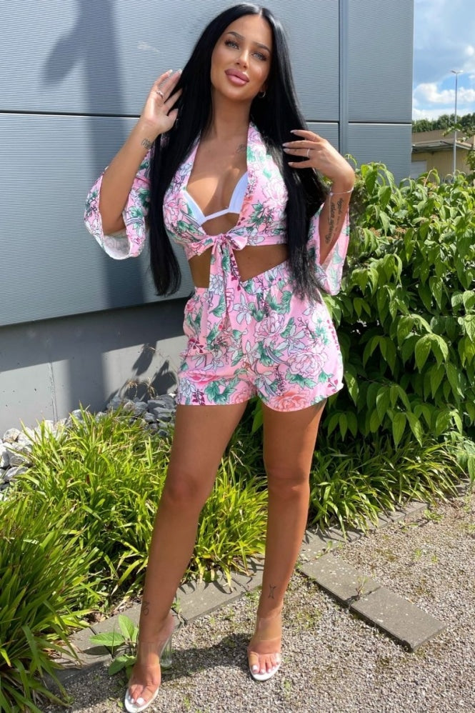 Nada Pari Set Pink