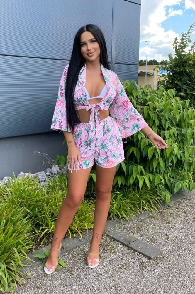 Nada Pari Set Pink