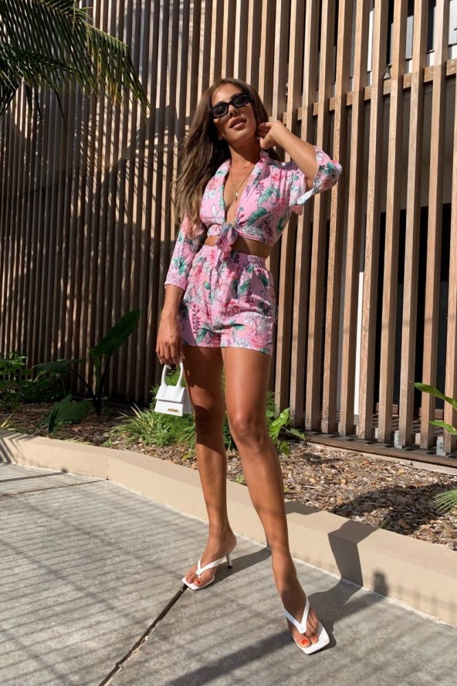 Nada Pari Set Pink
