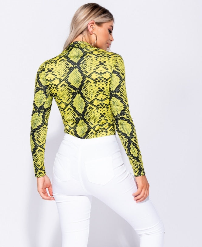 James Bodysuit Top Green