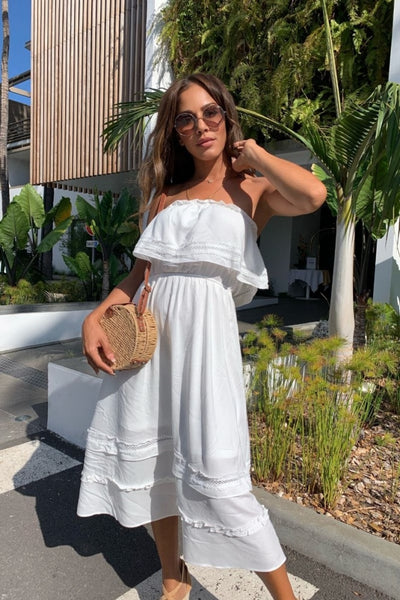 Rabi Pari Dress White